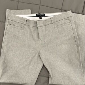 Banana Republic Gray Dress Pants Tailored Wool Blend